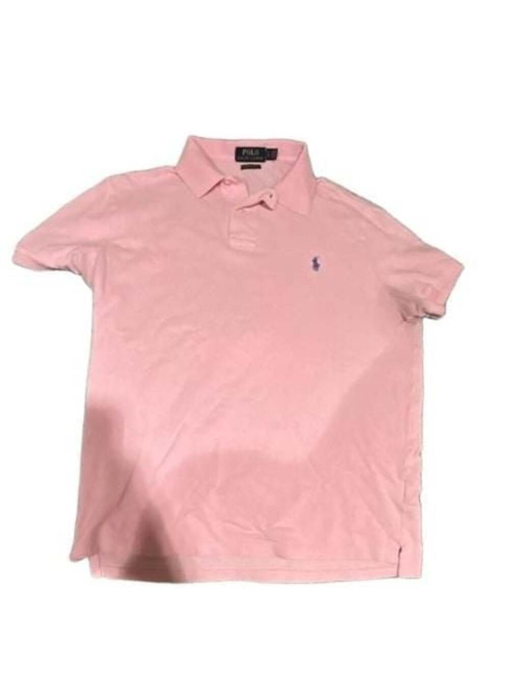 Polo Ralph Lauren Men's Custom Slim Fit Mesh Polo Shirt Pink Size Large